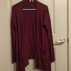 Maroon Cardigan